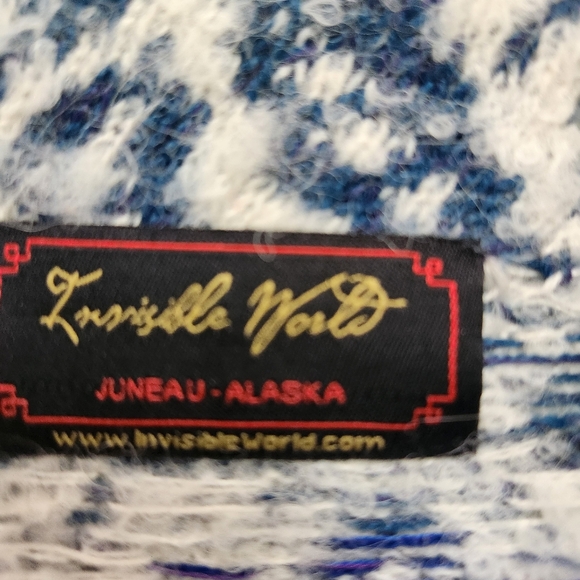 Peacock Pima and Alpaca sweater/coat. L. Runs small. It is very soft and warm - Picture 4 of 7